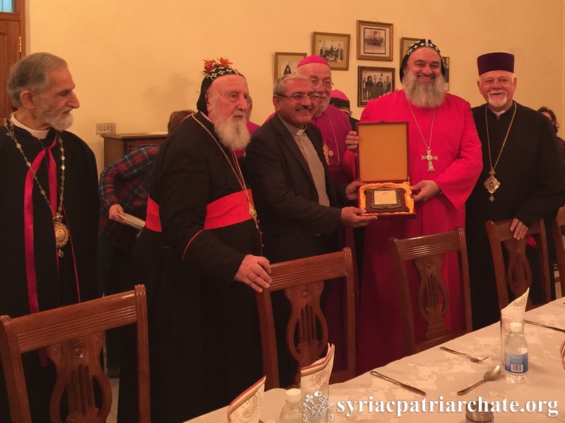 Reception held for Patriarch Ignatius Aphrem II by the Council of the Heads of Churches in Iraq