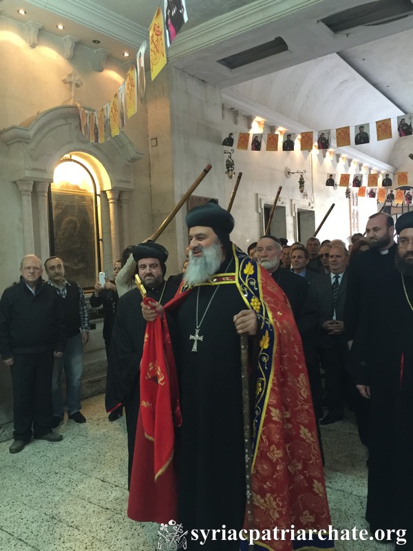 Patriarchal Visit to Aleppo – Evening Prayer at Mor Aphrem Cathedral