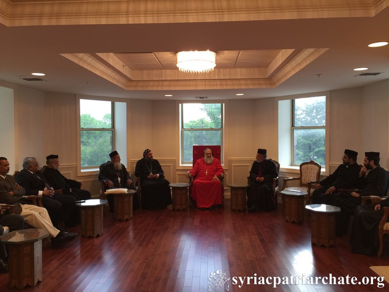 Delegation from the Malankara Archdiocese of North America Visits Patriarch Ignatius Aphrem II