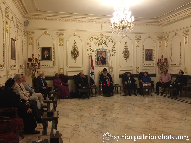 High-Level UK Delegation Visits Patriarch Ignatius Aphrem II