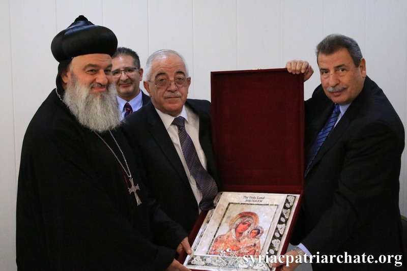 Patriarch Ignatius Aphrem II Meets High Commission for Church Affairs in Palestine