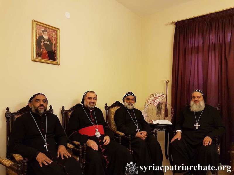 Metropolitan’s from the Syriac Orthodox Church of India Visits Patriarch Ignatius Aphrem II
