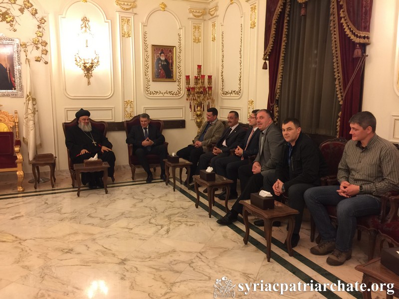 Visit of the Belarussian Assistant Minister of Defence to the Syriac Orthodox Patriarchate