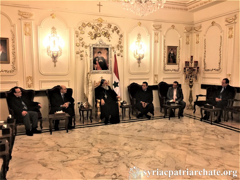 Governor of Damascus Visits the Syriac Orthodox Patriarchate