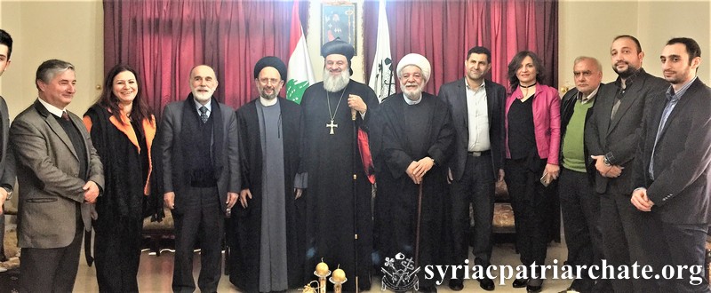 Patriarch Ignatius Aphrem II Meets a Delegation from Multaqa Al-Adyan (the Encounter of Religions)