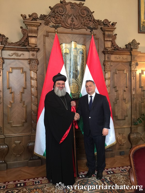 Patriarch Ignatius Aphrem II meets Hungarian Prime Minister Mr. Viktor Orban