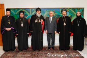 Brasília - DF, 27/10/2016. Presidente Michel Temer durante Moran Mor Inácio Éfrem II Karin - Patriarca da Igreja Síria Ortodoxa da Antioquia. Foto: Marcos Corrêa/PR